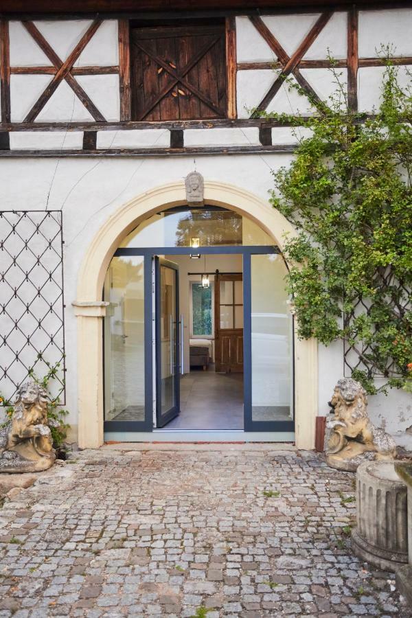 Obere Muehle - Scheunenwohnung Mitten Im Gruenen Baunach Bagian luar foto